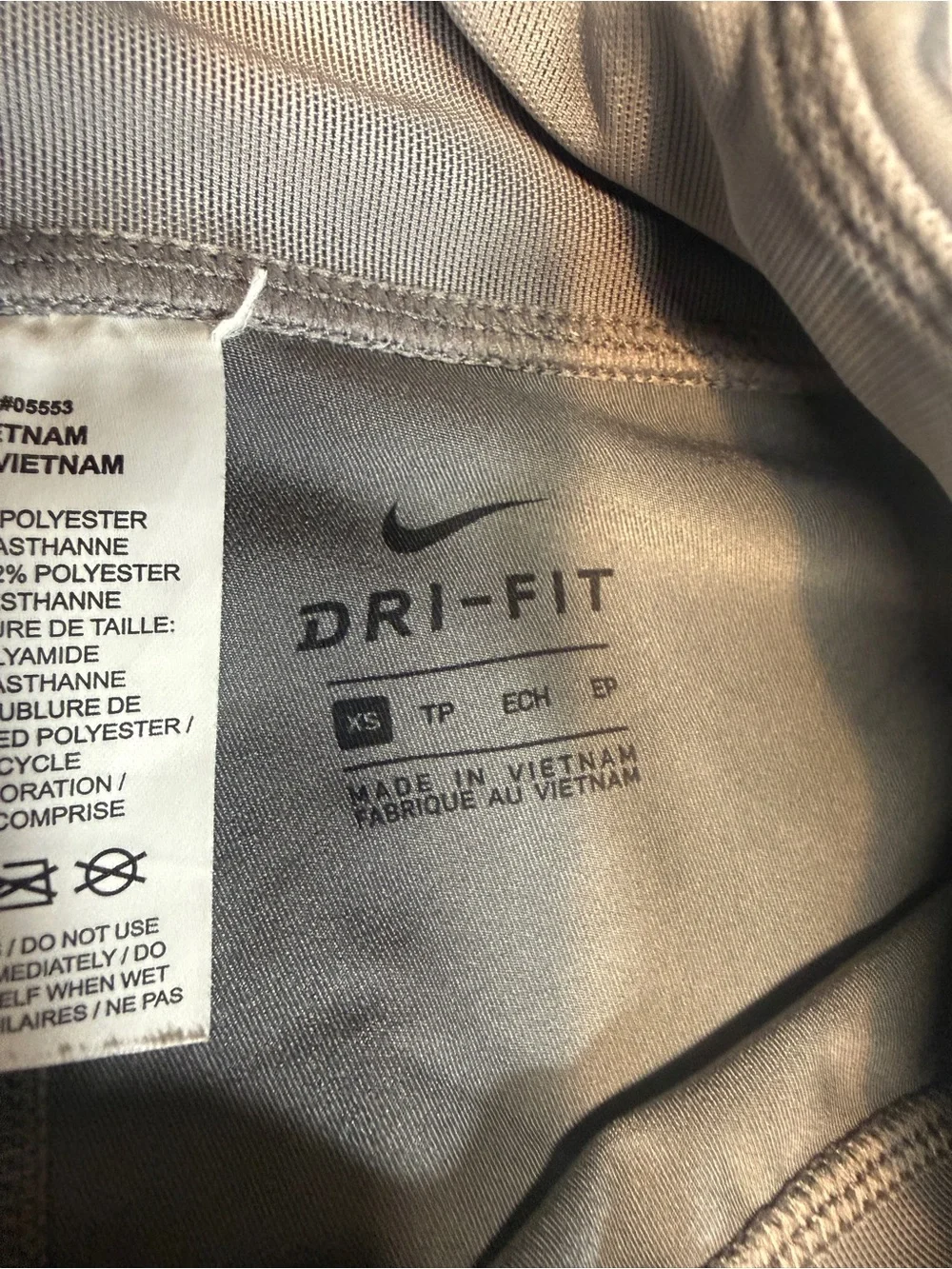 Nike Black Women’s Performance Leggings with White Swoosh